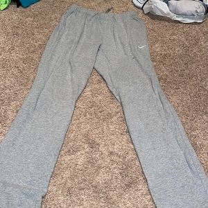 NIKE Grey Sweatpants w/ Flare Cut